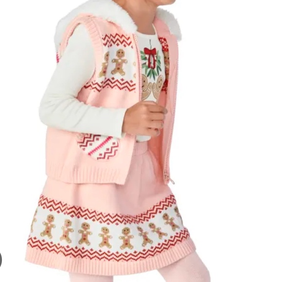 Gymboree Other - Gymboree gingerbread Matching winter christmas Outfit 2 Piece Set